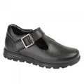 Front - Roamers Girls Leather Mary Janes