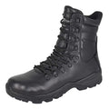 Front - Grafters Mens Commander Action Leather Combat Boots