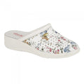 Front - Dek Womens/Ladies Floral Leather Clogs