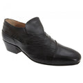 Front - Montecatini Mens Folded Vamp Tab Full Leather Reptile Shoes