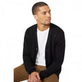Front - Maine Mens Knitted Cotton Cardigan