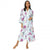 Front - Debenhams Womens/Ladies Leilane Floral Midi Dressing Gown