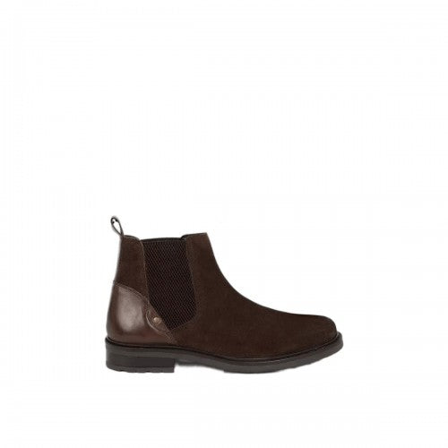 Front - Debenhams Mens Tecnic Anthony Burnished Suede Chelsea Boots