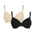 Front - Gorgeous Womens/Ladies Matte T-Shirt Bra (Pack of 2)