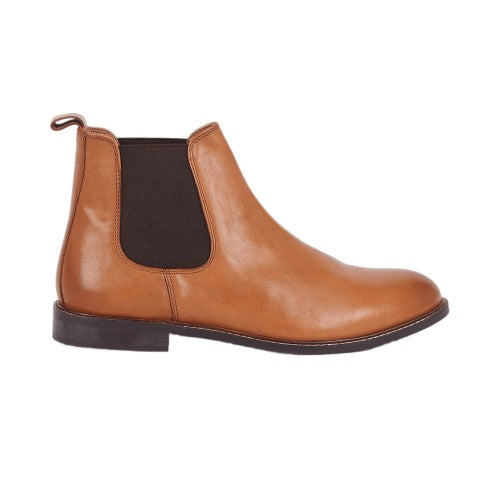 Front - Maine Mens Blenheim Leather Chelsea Boots