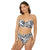Front - Gorgeous Womens/Ladies Zebra Print Strapless Bikini Top