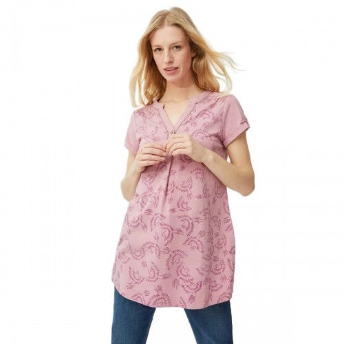Front - Mantaray Womens/Ladies Bird Tunic