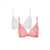 Front - Debenhams Womens/Ladies Ruby Lace Non-Padded Bra (Pack of 2)