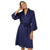 Front - Debenhams Womens/Ladies Stripe Jacquard Robe