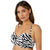 Front - Gorgeous Womens/Ladies Zebra Print Strapless Bikini Top