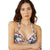 Front - Mantaray Womens/Ladies Savannah Floral Padded Bikini Top