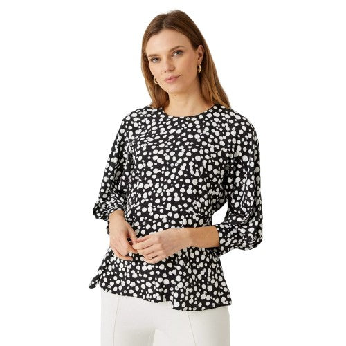 Front - Principles Womens/Ladies Puff Sleeve Blouse
