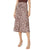 Front - Principles Womens/Ladies Leopard Print Ruched Front Midi Skirt