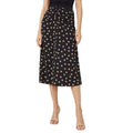 Front - Principles Womens/Ladies Spotted Ruched Front Midi Skirt