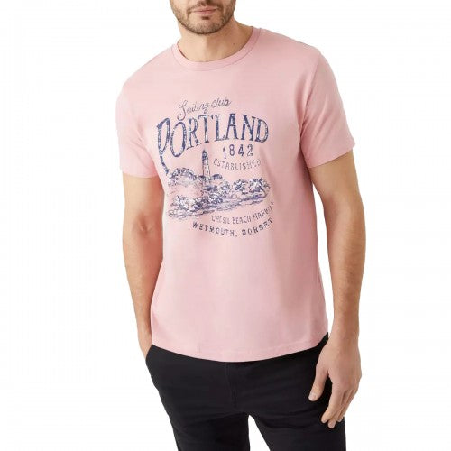 Front - Maine Mens Portland Printed T-Shirt