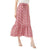 Front - Maine Womens/Ladies Floral Tiered Midi Skirt