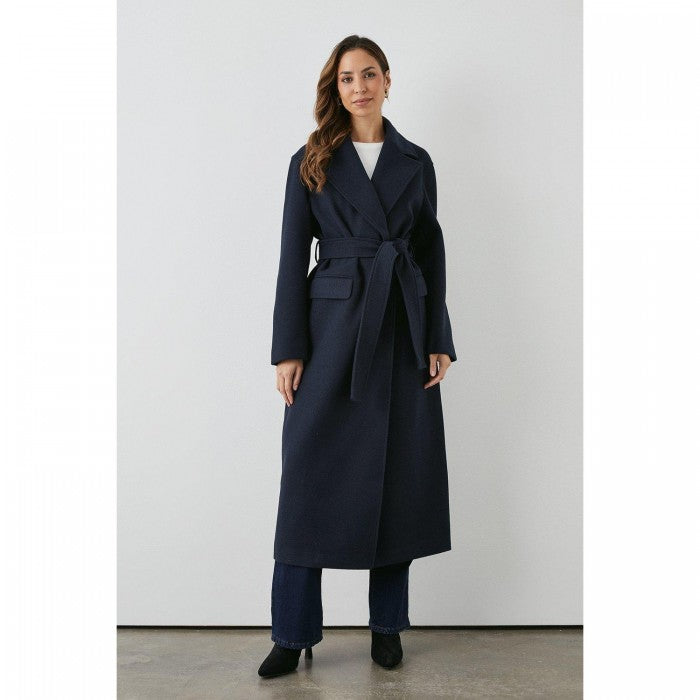 Front - Principles Womens/Ladies Maxi Double-Breasted Coat