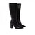 Front - Principles Womens/Ladies Kali Pointed High Block Heel Knee-High Boots