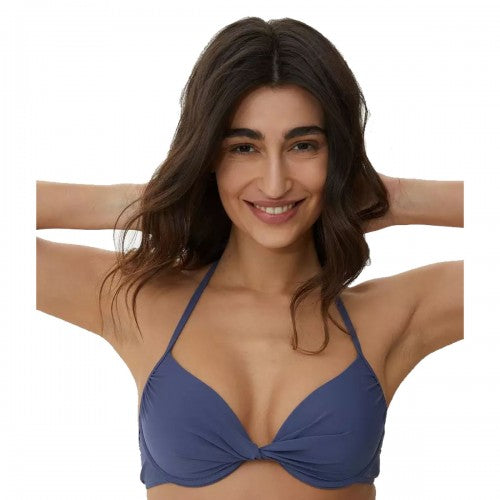 Front - Debenhams Womens/Ladies Twisted Underwired Bikini Top