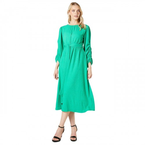 Front - Principles Womens/Ladies Textured Jersey Belt Midi Dress