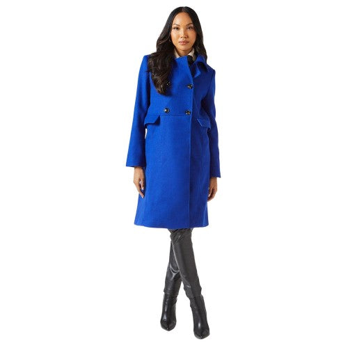 Front - Principles Womens/Ladies Double-Breasted Dolly Coat