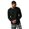 Front - Maine Mens Checked Microfleece Pyjama Set