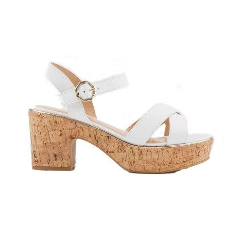 Front - Dorothy Perkins Womens/Ladies Rome Crossover Wide Wedge Sandals