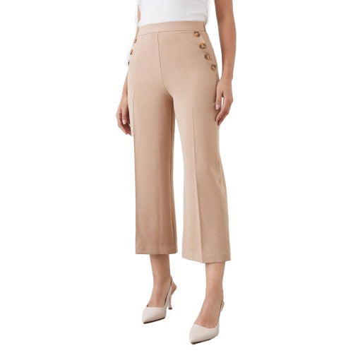 Front - Dorothy Perkins Womens/Ladies Button High Waist Culottes