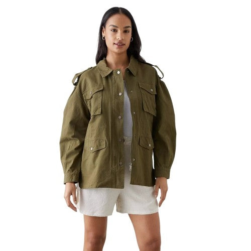Front - Dorothy Perkins Womens/Ladies Utility Shirt Jacket