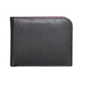 Navy-Teal - Front - Eastern Counties Leather Mens Arlen Contrast Lining Wallet