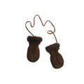 Sand - Front - Eastern Counties Leather Baby Sheepskin Mittens With Thumbs