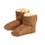 Front - Eastern Counties Leather Baby Sheepskin Touch Fasten Tab Booties
