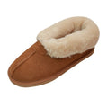 Front - Eastern Counties Leather Womens/Ladies Sheepskin Lined Split Seam Slipper Boots