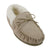 Front - Eastern Counties Leather Womens/Ladies Hard Sole Wool Lined Moccasins