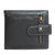 Front - Eastern Counties Leather Bi-Fold Wallet With Zip Detail