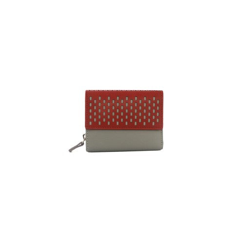 Front - Eastern Counties Leather Womens/Ladies Sandra Perforation Purse