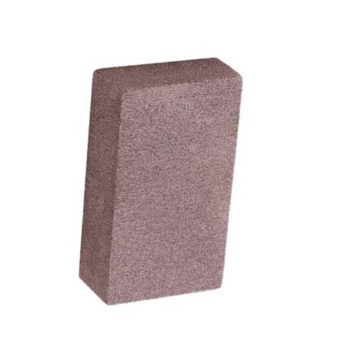 Brown - Back - Eastern Counties Leather Suede Block Cleaning Cloth