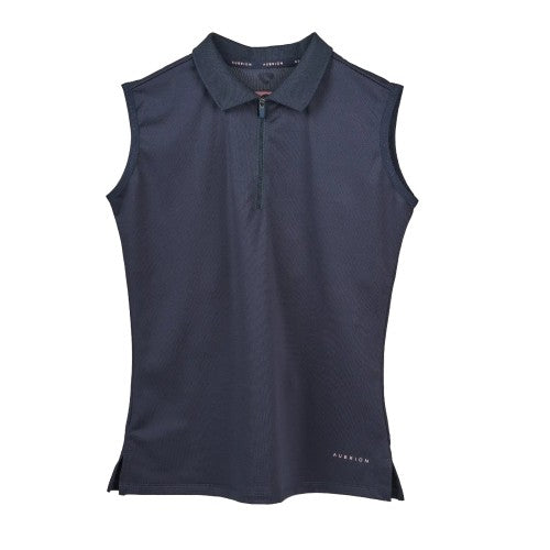 Front - Aubrion Childrens/Kids Poise Sleeveless Polo Shirt