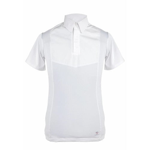 Front - Aubrion Mens Tie Keeper Short-Sleeved Shirt