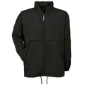 Front - B&C Mens Air Lightweight Windproof, Showerproof & Water Repellent Jacket