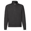 Front - Fruit of the Loom Mens Premium Zip Neck Sweatshirt
