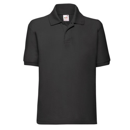 Front - Fruit of the Loom Childrens/Kids 65/35 Polo Shirt