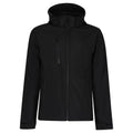 Front - Regatta Mens Venturer 3 Layer Hooded Soft Shell Jacket