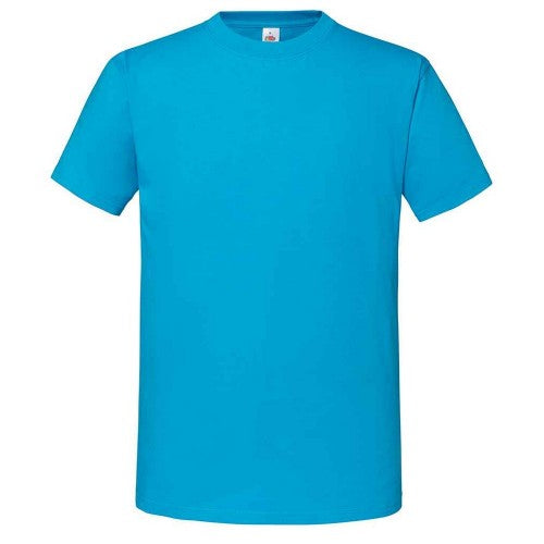 Front - Fruit of the Loom Mens Iconic 195 Premium Ringspun Cotton T-Shirt