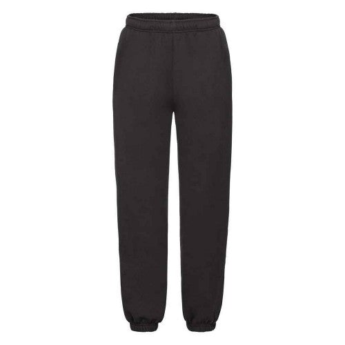 Front - Fruit of the Loom Childrens/Kids Premium Elasticated Cuff Jogging Bottoms