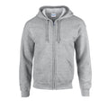 Front - Gildan Unisex Adult Heavy Blend Full Zip Hoodie