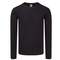 Front - Fruit of the Loom Mens Iconic 150 Classic Long-Sleeved T-Shirt