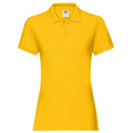 Front - Fruit of the Loom Womens/Ladies Premium Plain Polo Shirt