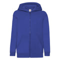 Front - Fruit of the Loom Childrens/Kids Classic Hooded Jacket