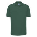 Front - Russell Mens Ripple Collar & Cuff Short Sleeve Polo Shirt